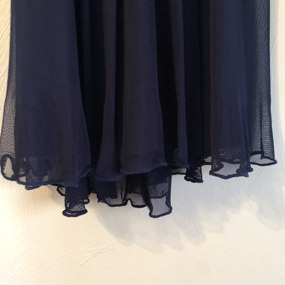 B. Darlin Navy Blue Embellished Open Back Dress - Picture 7 of 13